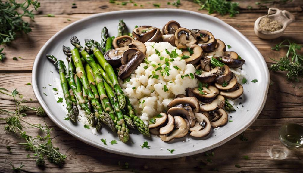 arroz coliflor esp rragos champi ones