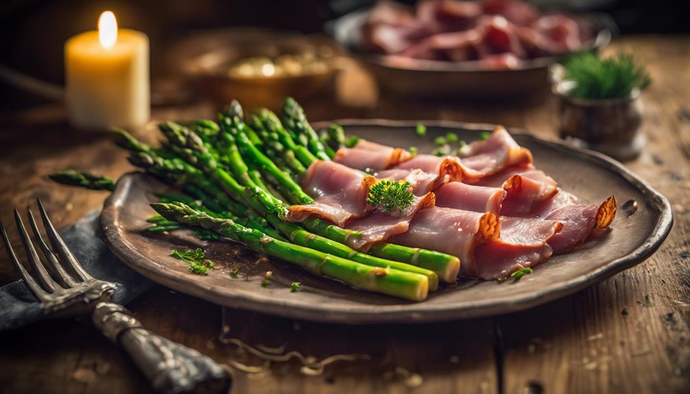 asparagus with garlic butter