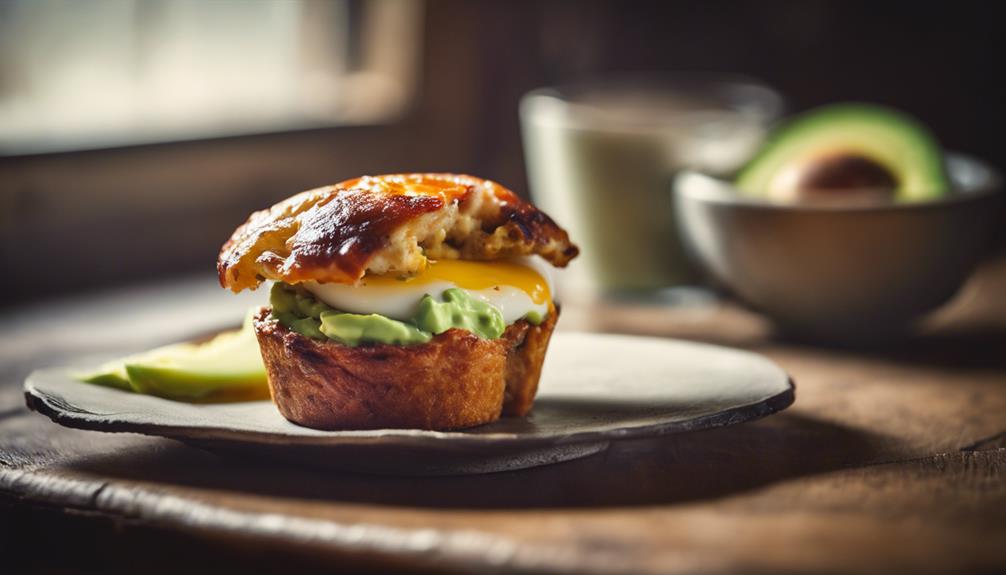 bacon and egg muffins