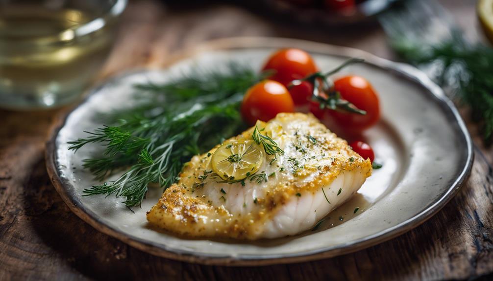 baked cod with herbs