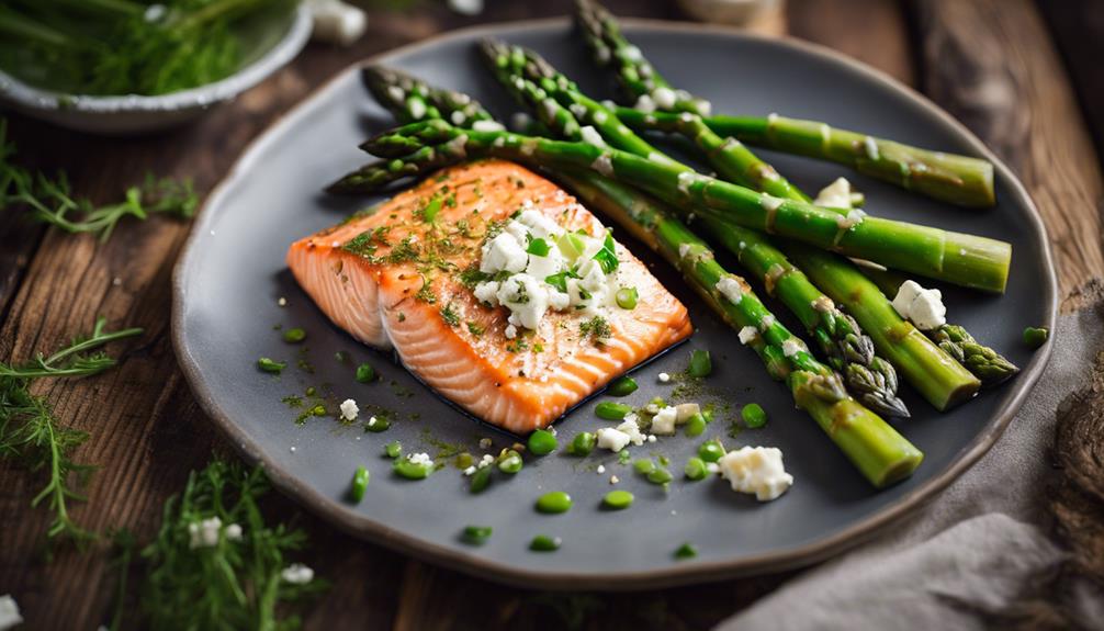 baked salmon with feta