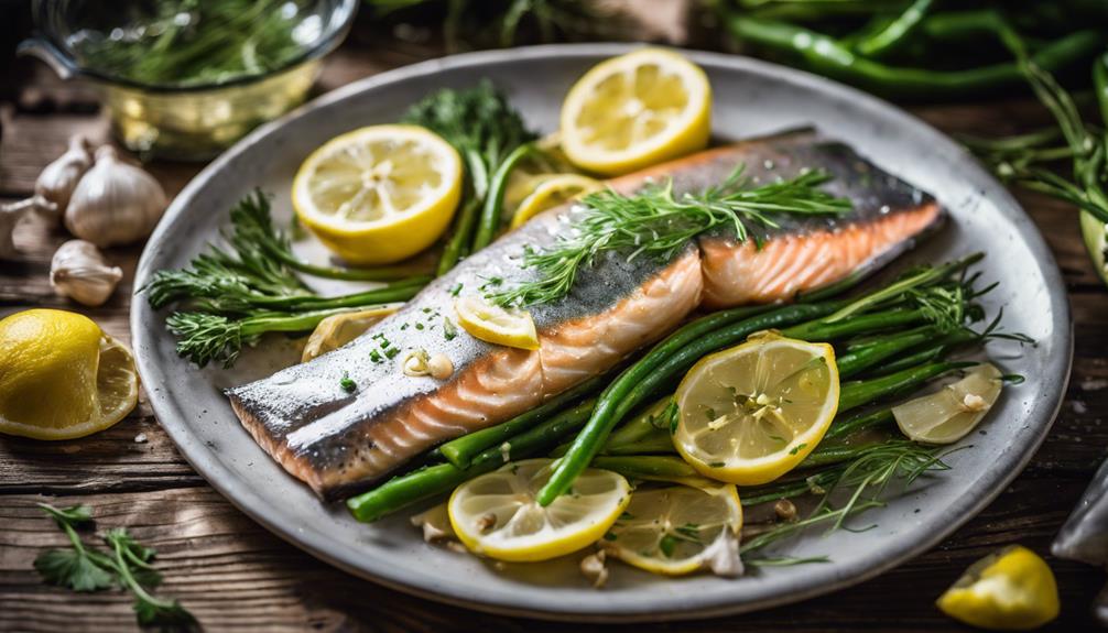 baked trout in foil