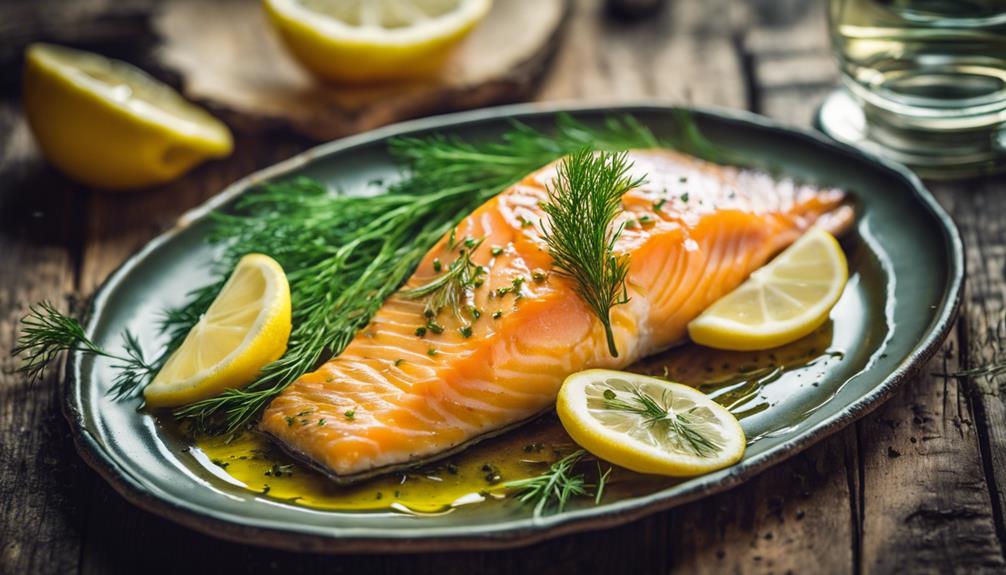 baked trout with lemon