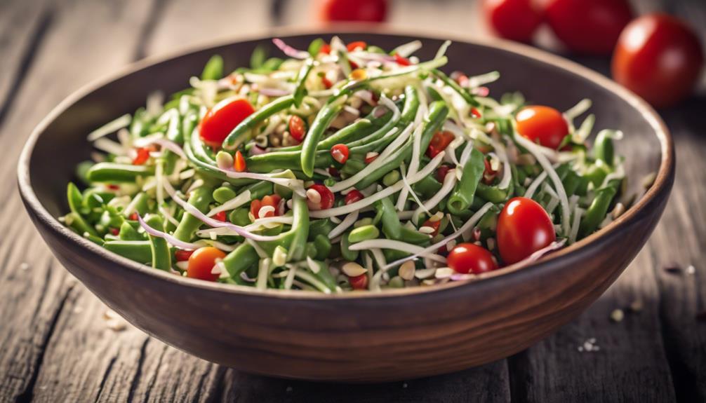 bean sprout avocado salad