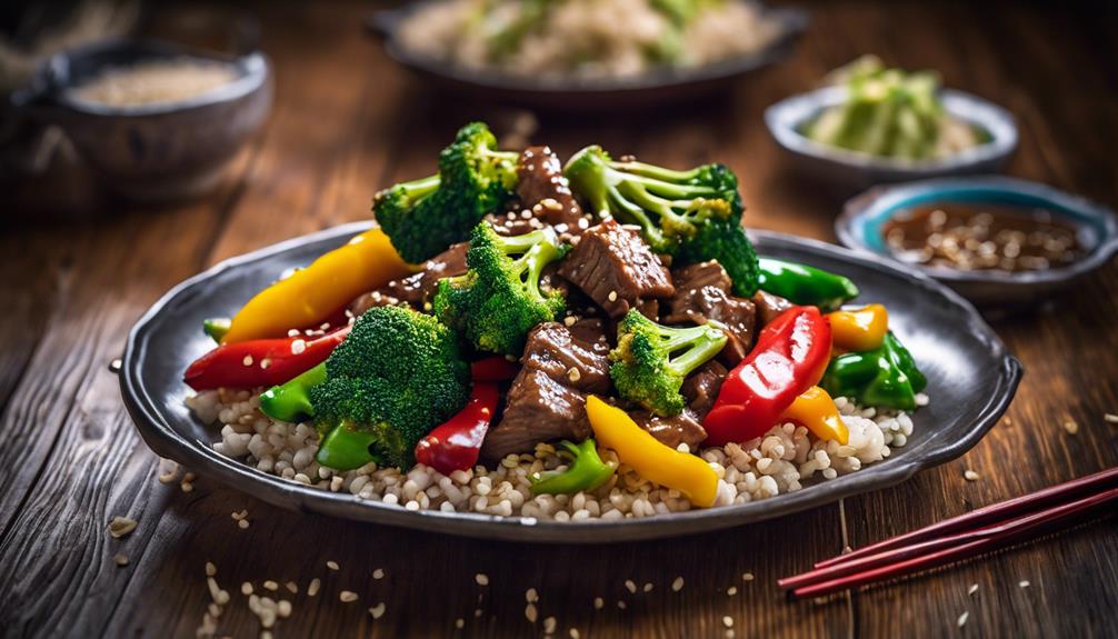 beef and broccoli stir fry