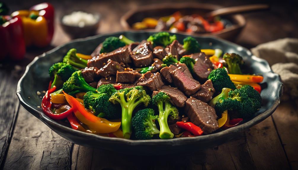 beef and broccoli stir fry