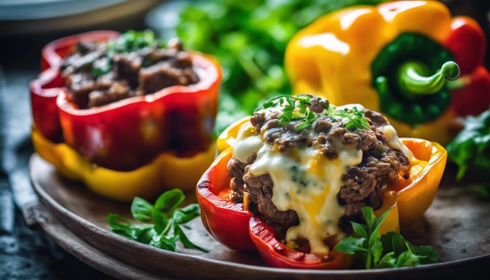 bison stuffed pepper recipe