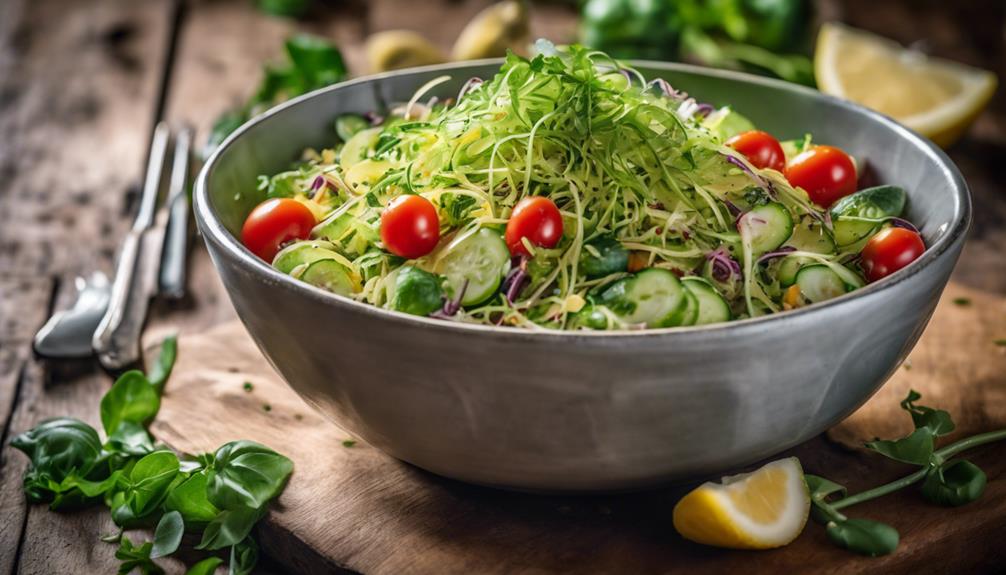 broccoli salad with vinaigrette