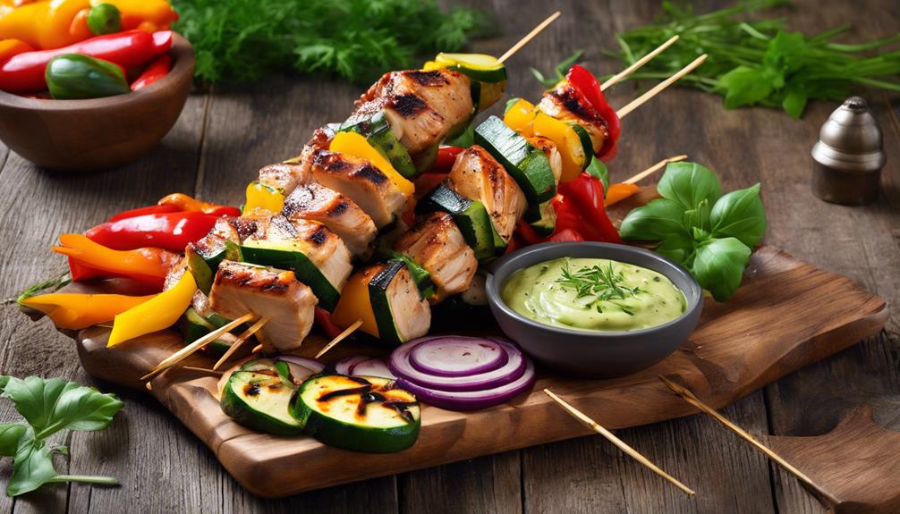 brochetas de pavo deliciosas