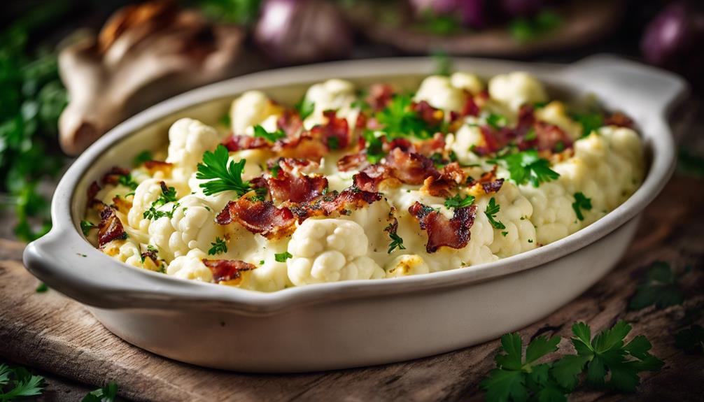 cauliflower casserole with cheese