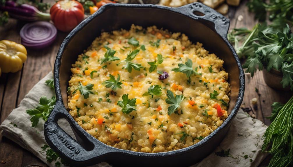 cauliflower rice cheese salad