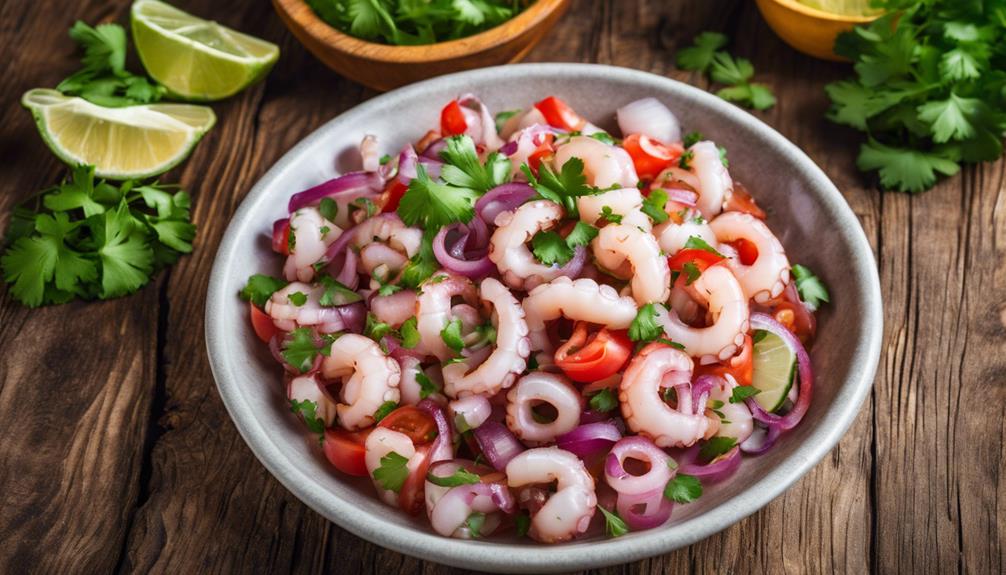 ceviche de pulpo receta