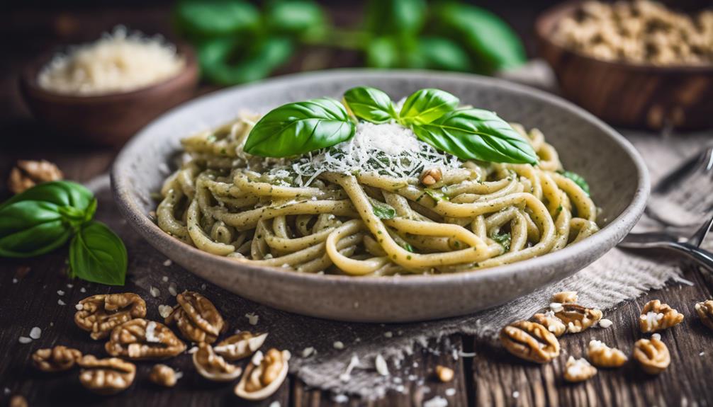 creamy keto pesto pasta