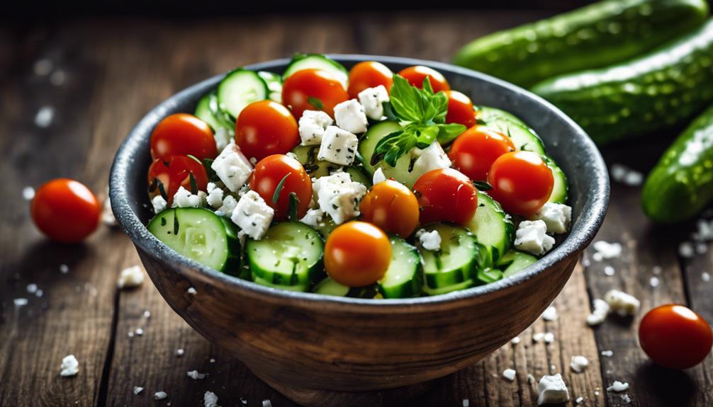 cucumber feta salad recipe