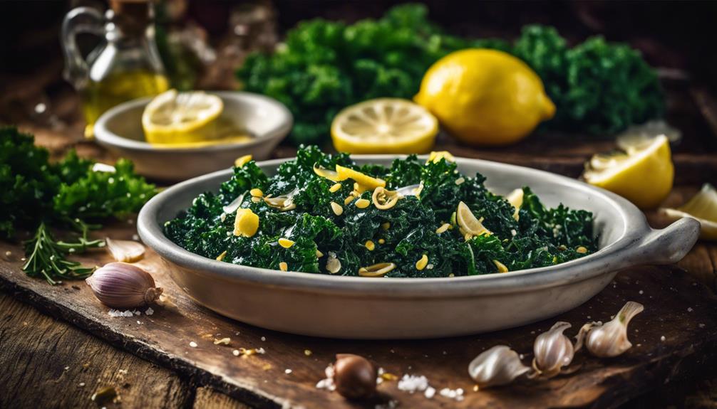 garlic spinach stir fry