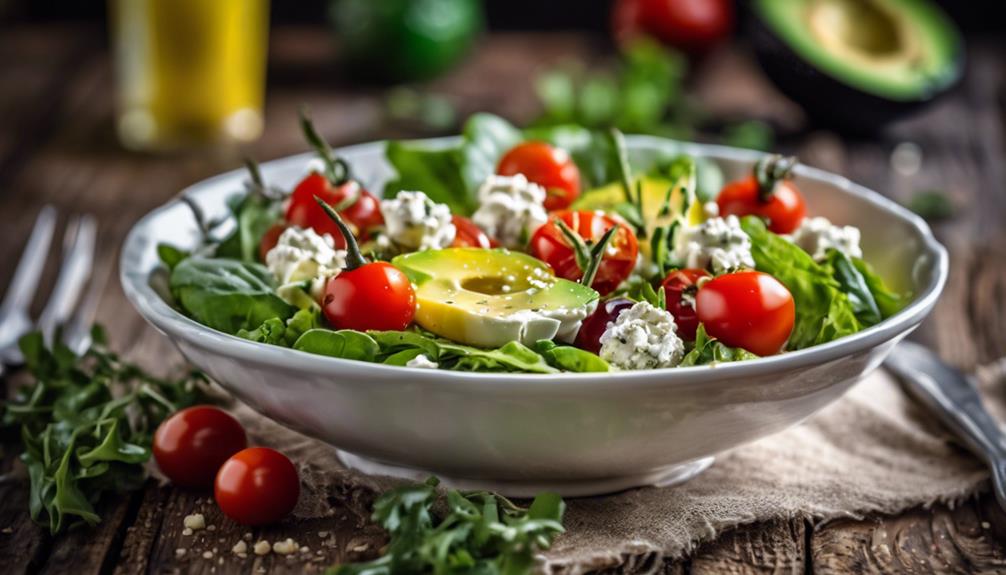 goat cheese avocado salad