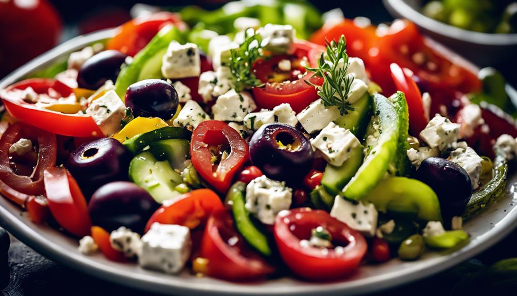 greek salad with feta