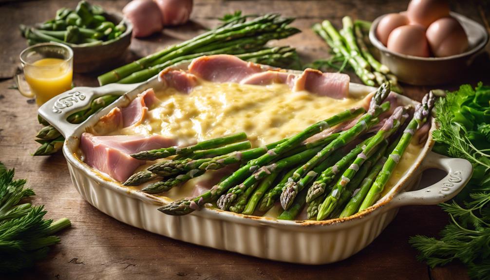 ham and asparagus stew