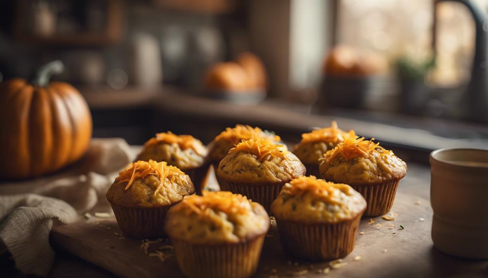 healthy zucchini cheese muffins