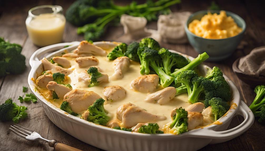 keto chicken broccoli casserole