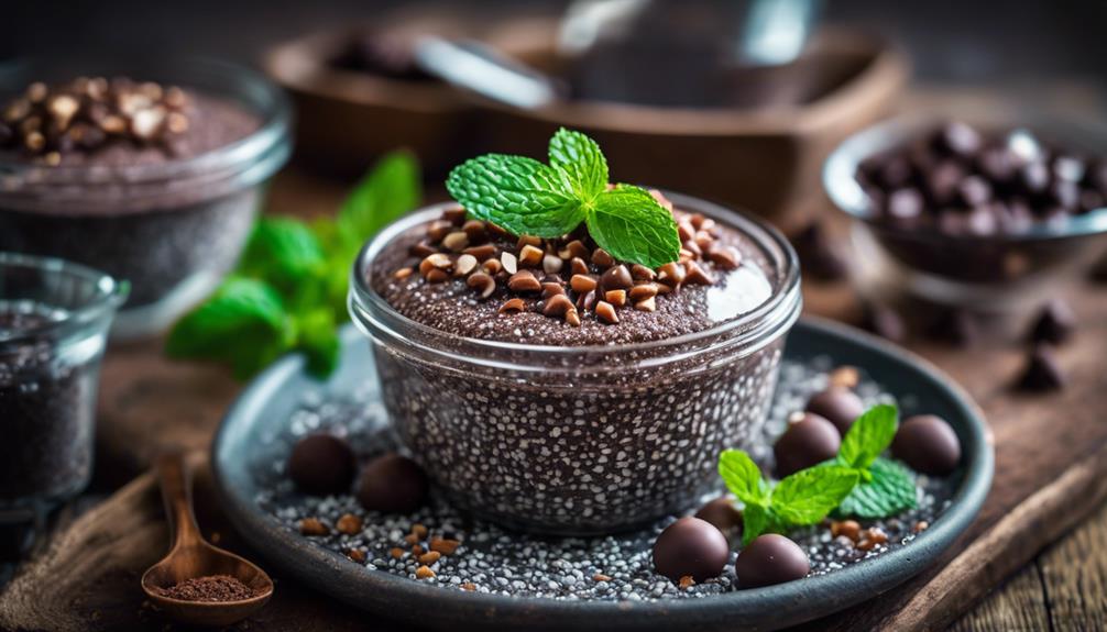 keto chocolate chia pudding