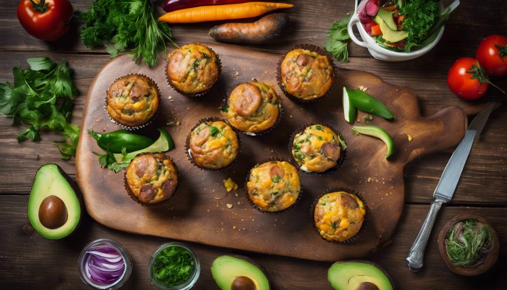 keto sausage breakfast muffins