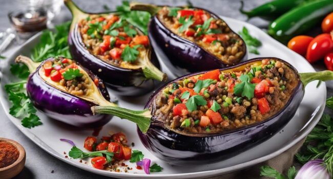 keto stuffed eggplant recipes