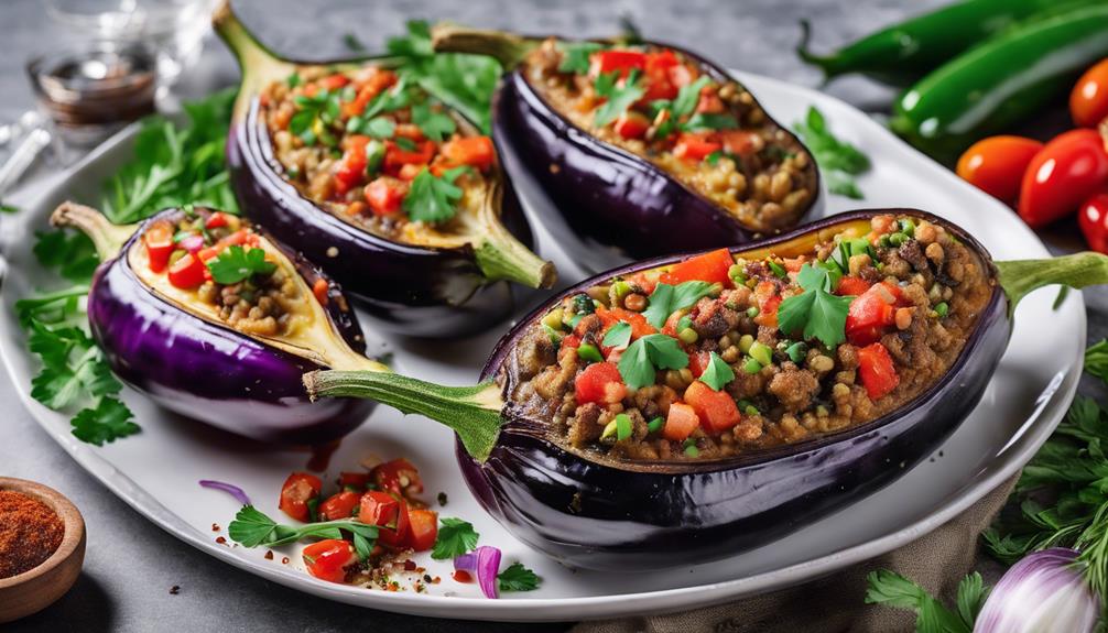 keto stuffed eggplant recipes