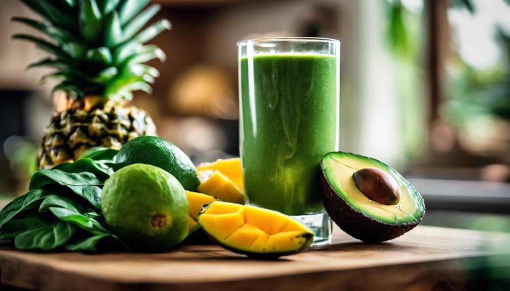 keto tropical green smoothie