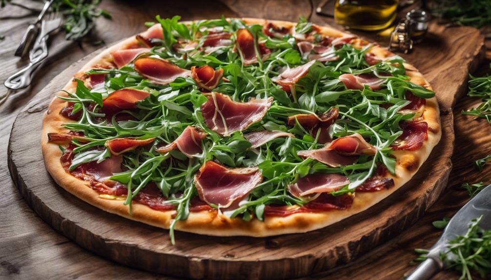 pizza r cula y prosciutto