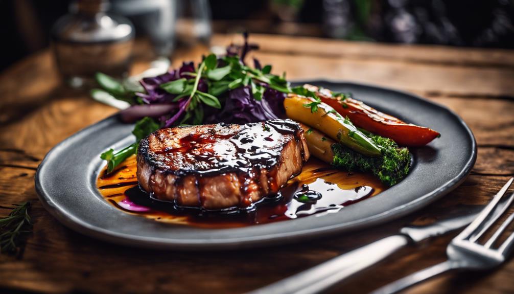 pork chops with glaze