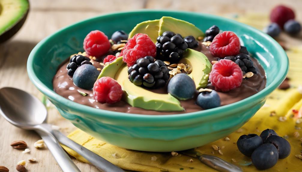 pudding chocolate aguacate receta