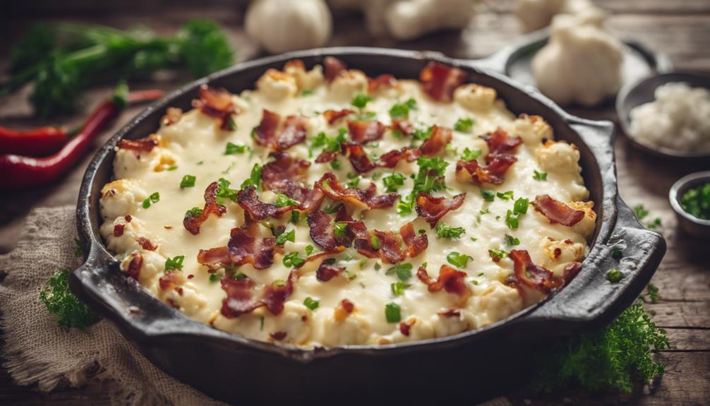 roasted cauliflower with cheese