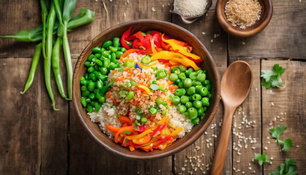 salteado de arroz cauliflower