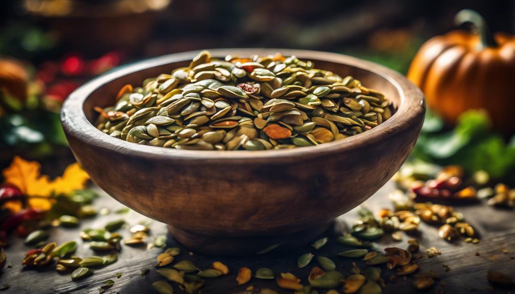 spicy pumpkin seed mix