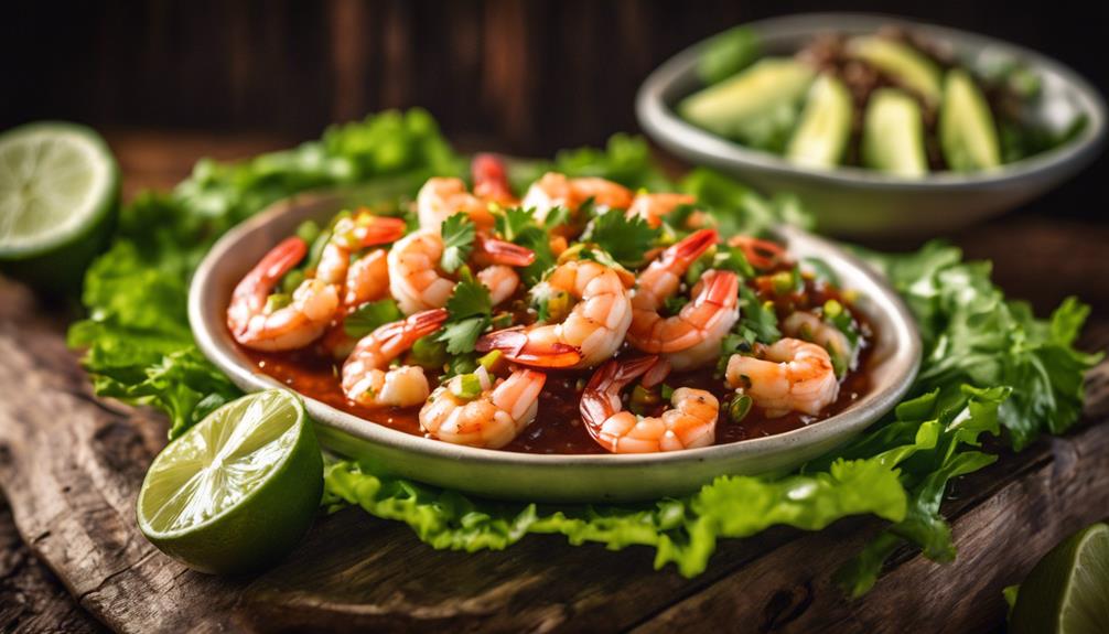 spicy shrimp lettuce wraps