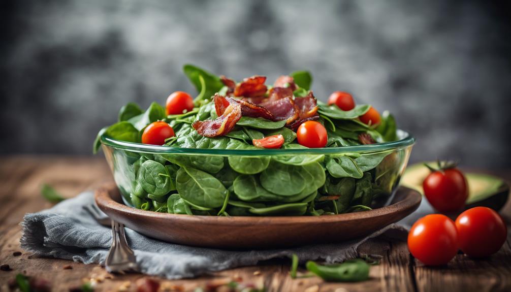 spinach and bacon salad