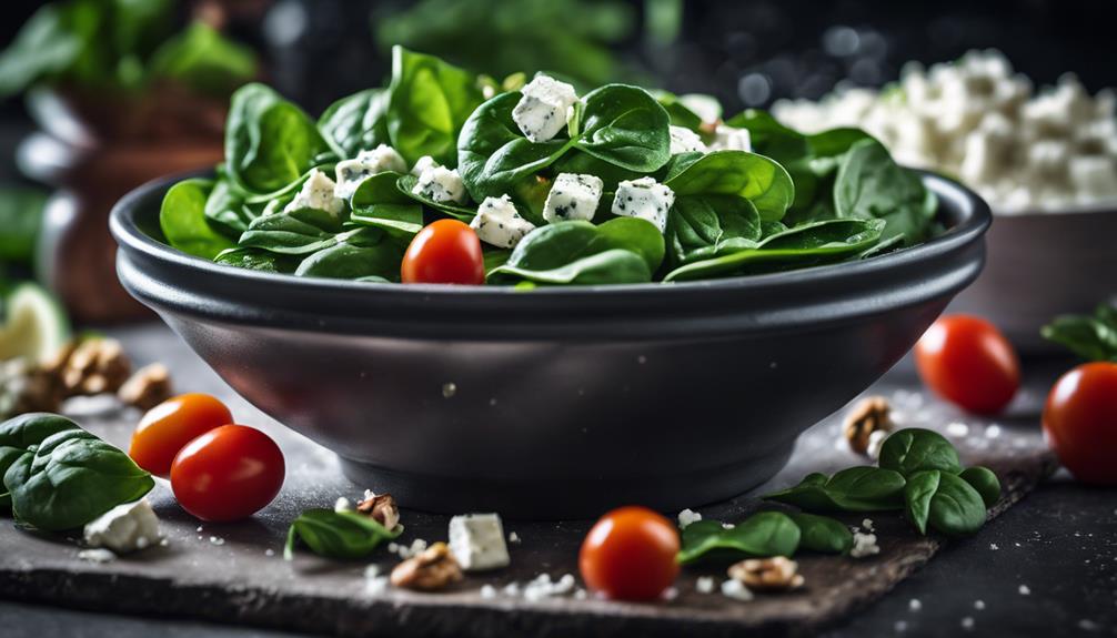 spinach and feta salad