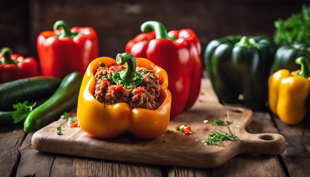 stuffed peppers with turkey