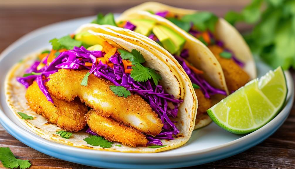 tacos de pescado bacalao