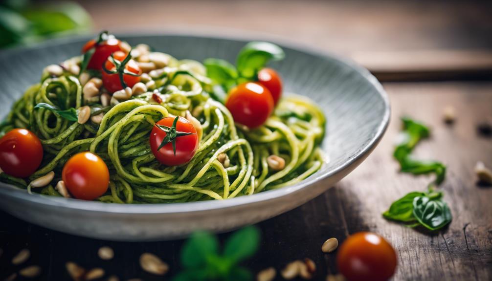 zucchini noodle pesto recipe