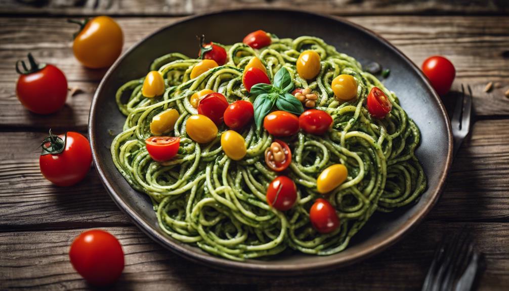 zucchini noodle pesto recipe