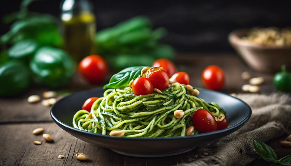 zucchini noodle pesto recipe