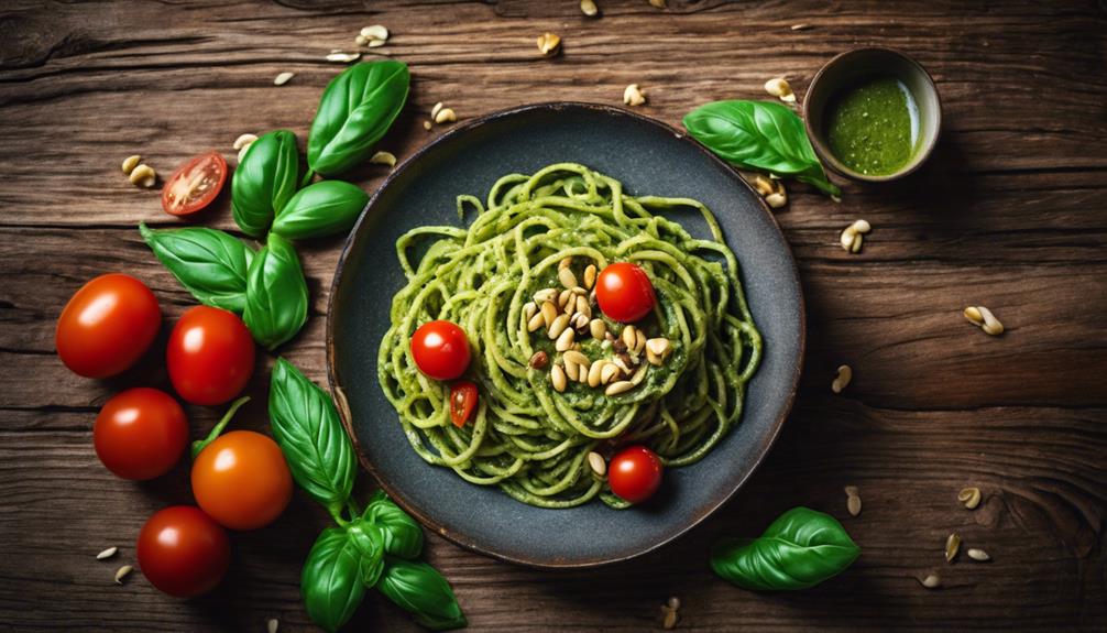 zucchini noodle pesto recipe